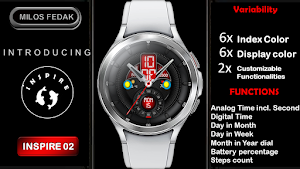 Inspire 02 - Analog Watch Face Screenshot 1