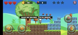 super panda adventure rescue Screenshot 2