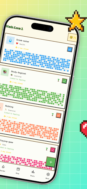 Habixel - Build Habit Tracker Screenshot 1