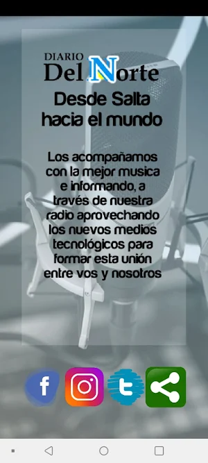 Diario del Norte Salta Radio Screenshot 1