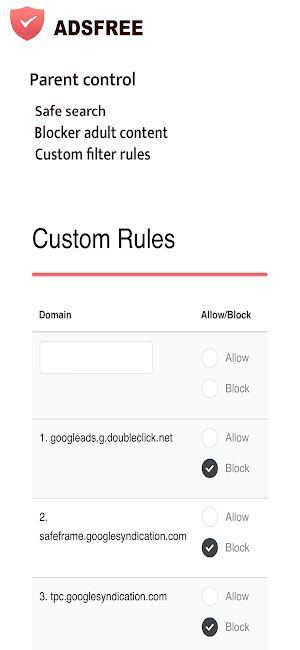 AdsFree - Ultimate ad blocker Screenshot 1