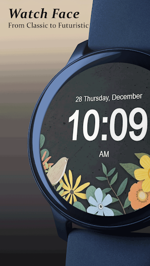 Flower In Deep Watch Face Screenshot 1