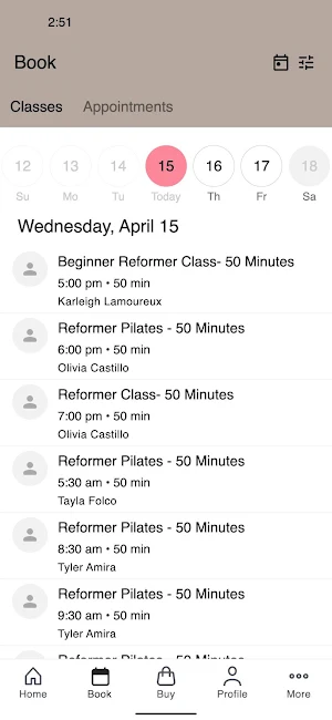 BloomingBodiesBoutiquePilates Screenshot 1