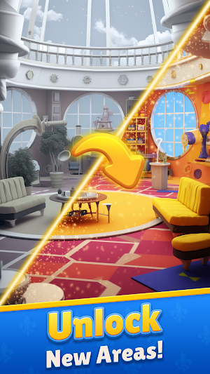 Royal Mansion: Match & Design! Screenshot 1