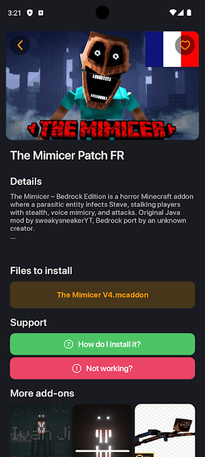 Mimicer mod for Minecraft PE Screenshot 1