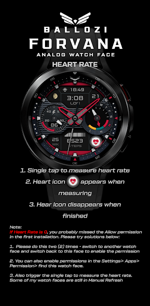 BALLOZI FORVANA Watch Face Screenshot 3