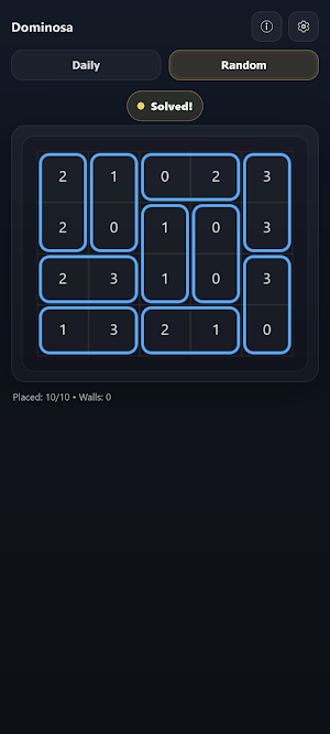 Dominosa - Domino Logic Puzzle Screenshot 1