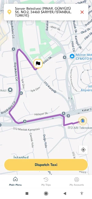 Bursa Taxi Screenshot 2