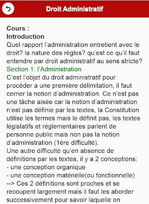 Droit Administratif : Cours Screenshot 1