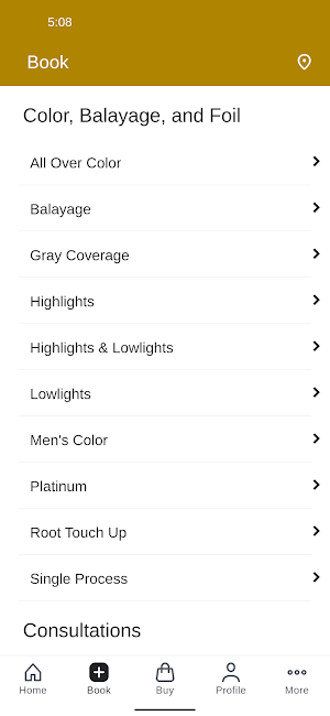 Christina White Salon Screenshot 1