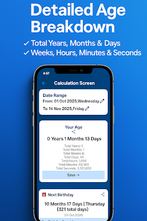 Future Age Cal-Birthdays Screenshot 1