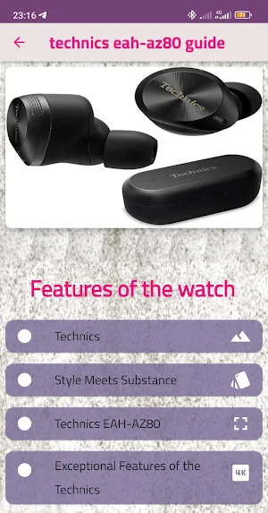 technics eah-az80 guide Screenshot 2