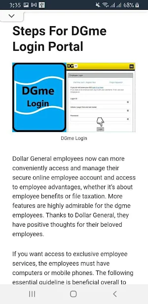 DGme Portal Screenshot 2