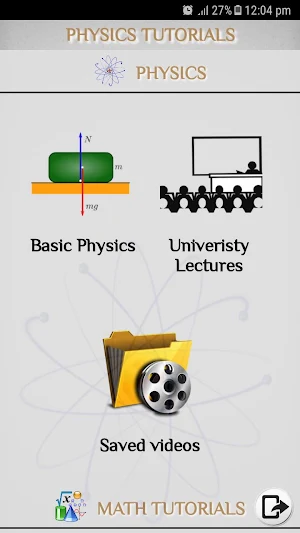 Physics - Tutorials - Lectures Screenshot 0
