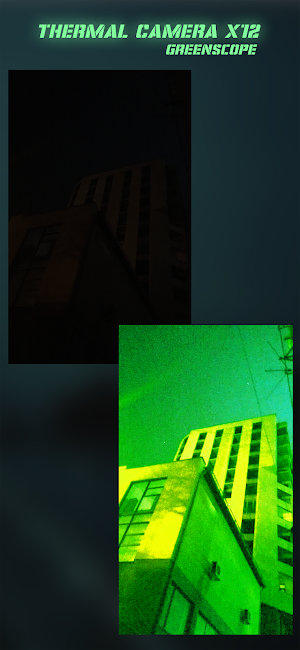 Thermal Camera X12 Green Scope Screenshot 1