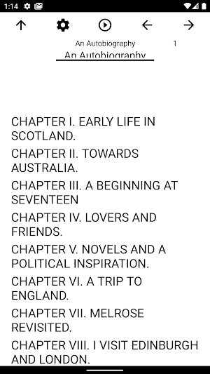 Book, An Autobiography Screenshot 0