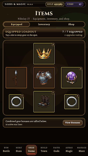Gods & Magic: Auto Battle RPG Screenshot 3