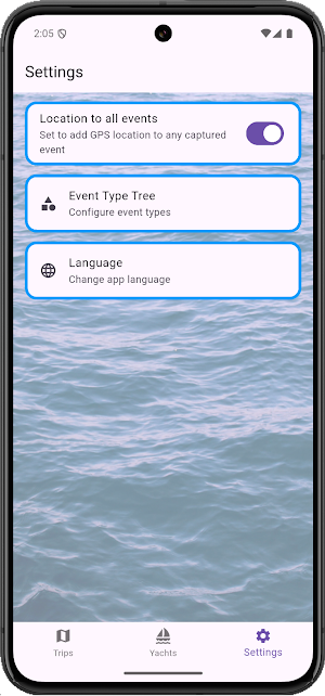 mySailing Trips Screenshot 0