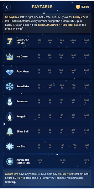 Frozen 777 Slots Screenshot 3