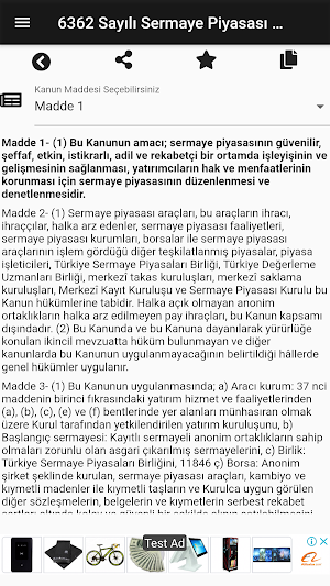 Kanunlar - Kanunlara Hızlı ve Kolay Erişim Screenshot 2
