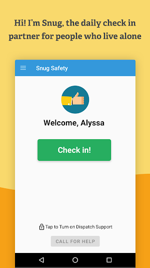 Snug Safety Screenshot 1