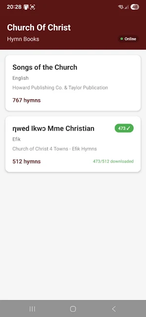 COC Hymns Screenshot 0