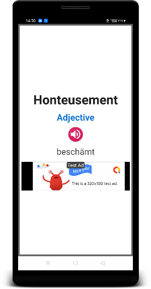 French To German Dictionary Screenshot 3
