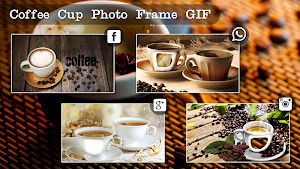 Coffee Cup Photo Frame Editor Screenshot 1