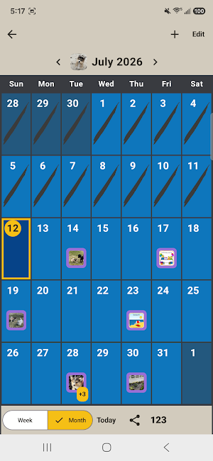 Choiceworks Calendar Screenshot 1