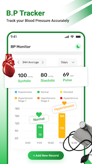 Blood Pressure Tracker: BP App Screenshot 3