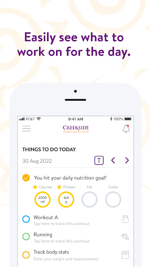 Creekside Fitness Screenshot 1