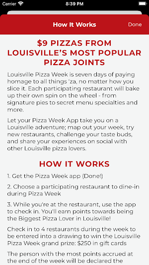 Louisville Pizza Week Screenshot 1