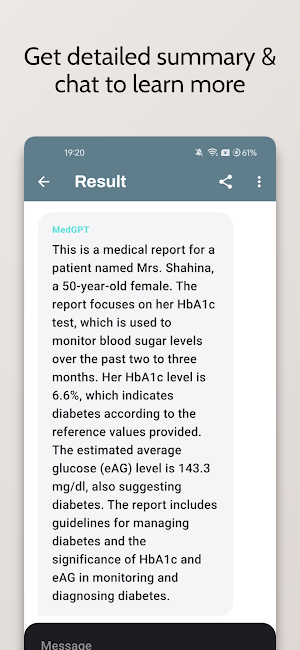 MedGPT - Check Medical Reports Screenshot 2