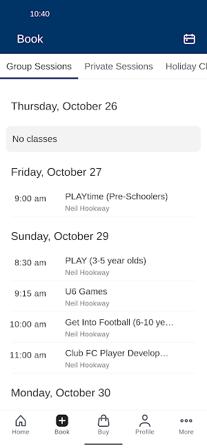 The Football Centre Screenshot 1