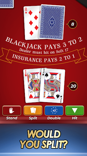 Classic Blackjack - 21 Screenshot 2