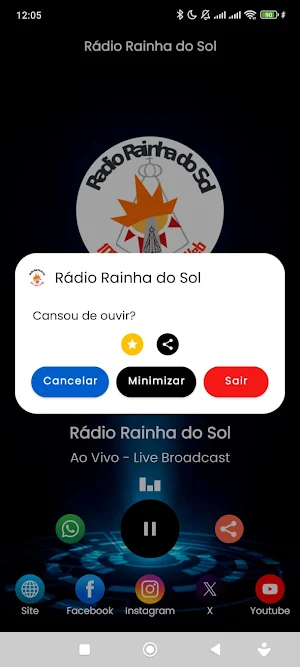 Rádio Rainha do Sol Screenshot 2