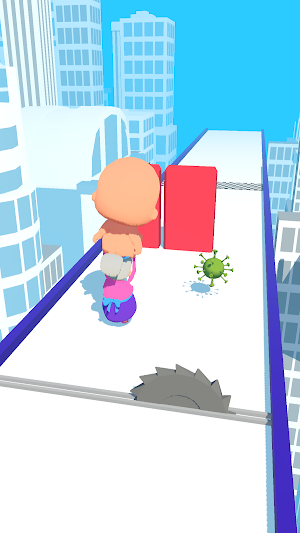 Grandma Run 3D Screenshot 0