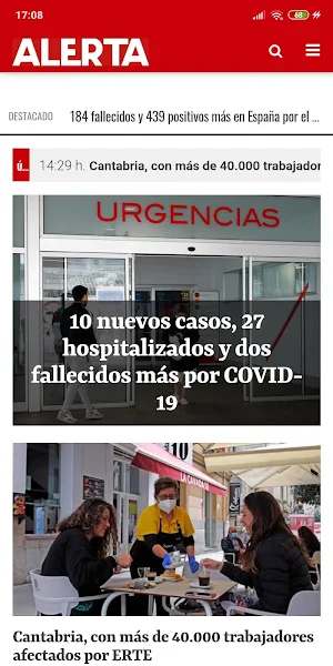 ALERTA El Diario de Cantabria Screenshot 0