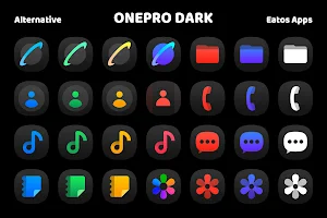 OnePro (Dark) - Icon Pack Screenshot 3