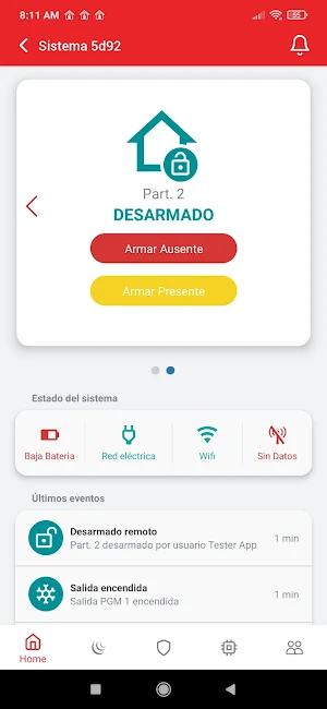 Alarm Home Pro Screenshot 2