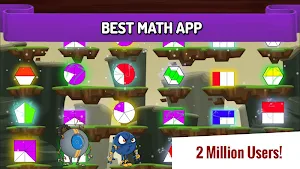 Monster Math Duel: Fun arithmetic math fight games Screenshot 0
