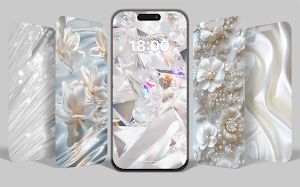White Wallpapers & Backgrounds Screenshot 0