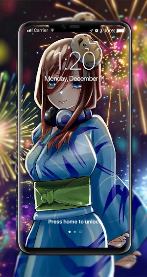 Miku Nakano - Go Toubun No Hanayome Wallpaper Screenshot 0