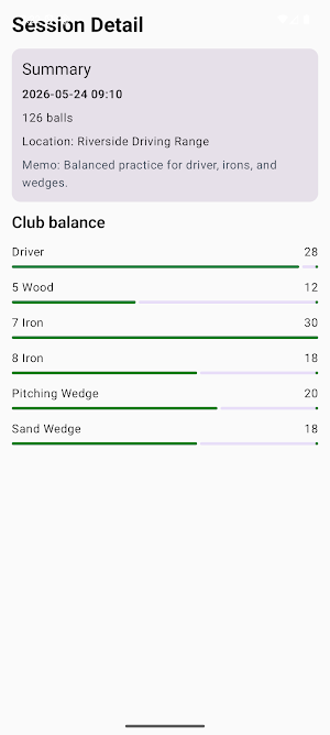 Golf Practice Bucket Screenshot 3