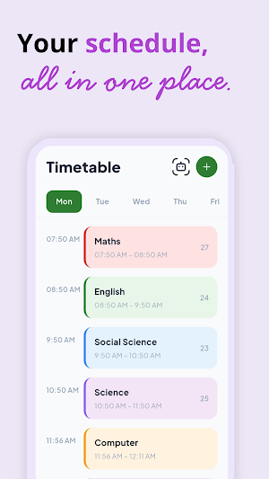Tickmark: Student Planner Screenshot 1