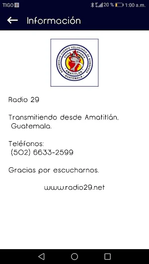 Radio 29 Screenshot 1