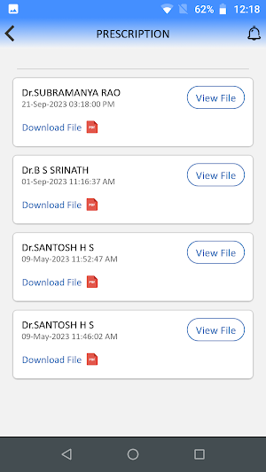 Sri Shankara Patient Portal Screenshot 3