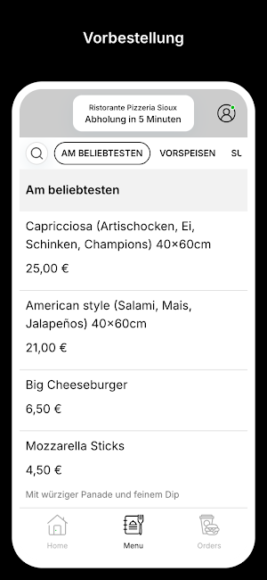 Ristorante Pizzeria Sioux Screenshot 1