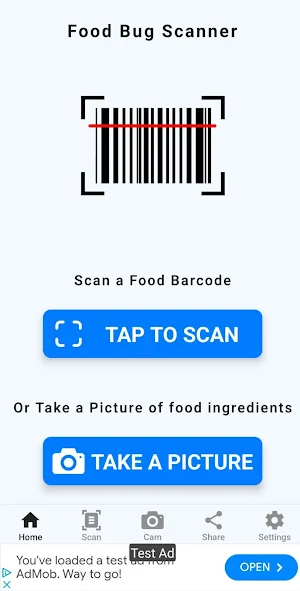 Food Bug Scanner Screenshot 1