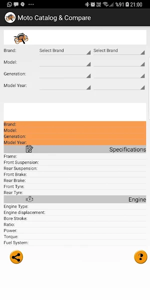 Moto Catalog & Compare Screenshot 0